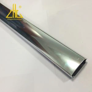 Profil ekstrusi aluminium poles seperti cermin
